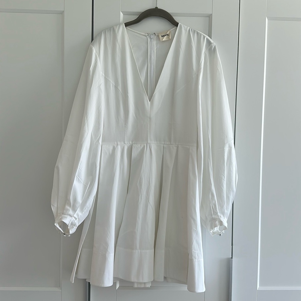 Khaite white dress